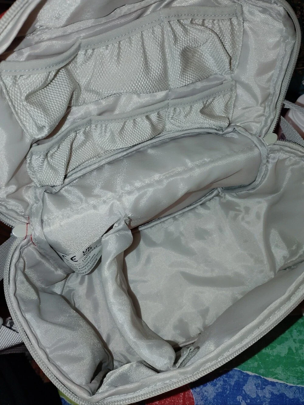 Monster Tonies Bag With Zippered Top Adjustable Strap Multiple Compartments